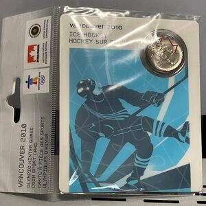 Vancouver 2010 Ice Hockey 25 cents commemorative Coin